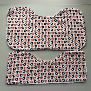 🌟B1G1 free Handmade football helmet Burp cloth set